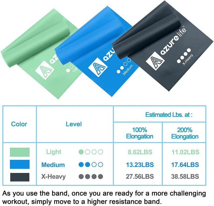 Resistance Bands,Professional Long Non-Latex Elastic Stretch Bands,Exercise Bands for Physical Therapy, Yoga, Pilates, R