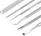 6-Pack Ingrown Toenail File and Lifters, Professional Surgical Stainless Steel Ingrown Toenail Removal Tool Kit, Manicur