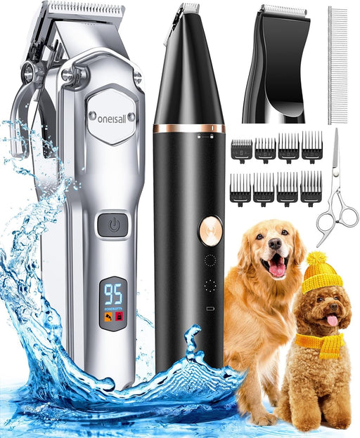 Dog Clippers Grooming Kit for Thick Coats & Heavy Duty