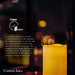 3PCS 4" 5" 6" Waterproof LED Flameless Timer Candles, 1000 Hours Long Battery Life/Flickering Battery Operated Electric 