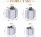 Set of 4 Christmas Lighted Gift Boxes, Battery Operated Xmas Decor