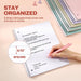 Spiral Notebooks, 1-Subject, 5 Pack, College Ruled Paper, 8" x 10-1/2", 70 Sheets per Notebook,3-Hole Punched Paper, Pin