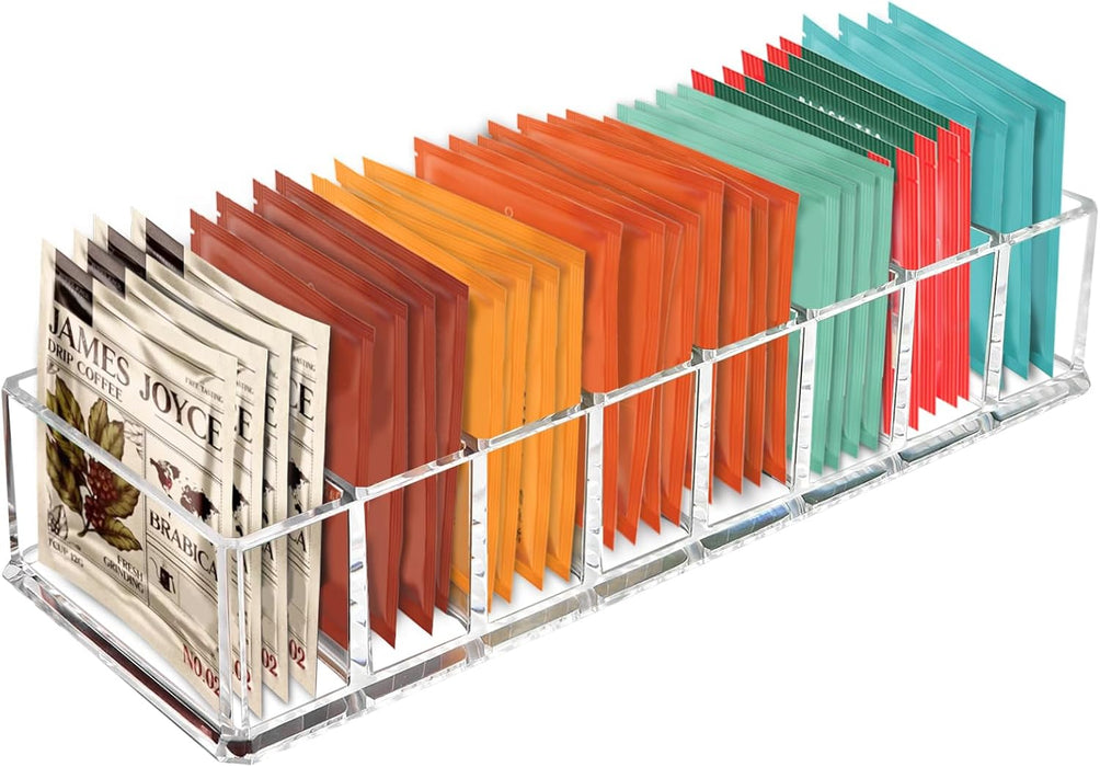 Tea Bag Organizer, Tea Holder, Tea Organizers and Storage, 1 Pack