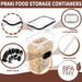 Airtight Food Storage Containers Set with Lids - 24 PCS, BPA Free