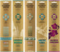 - Extra Rich Scented Incense Sticks Variety Pack - Non-Toxic 10” Slow Burn Aromatic Sticks - Ocean, Cryptic Woods, Sage,