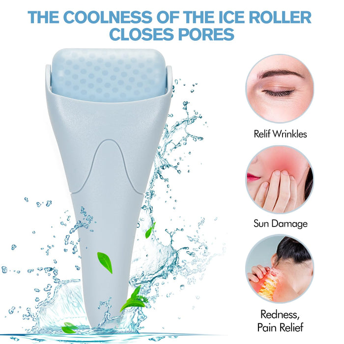 Ice Roller for Face,Eyes,Facial Massager Tool,Soothing Skin Care Tool,Cooling Skincare Device for Puffiness,At-Home Spa 