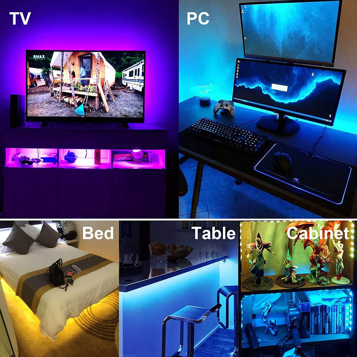 8.2 Ft RGB TV LED Backlight for 40-60 Inch Tvs