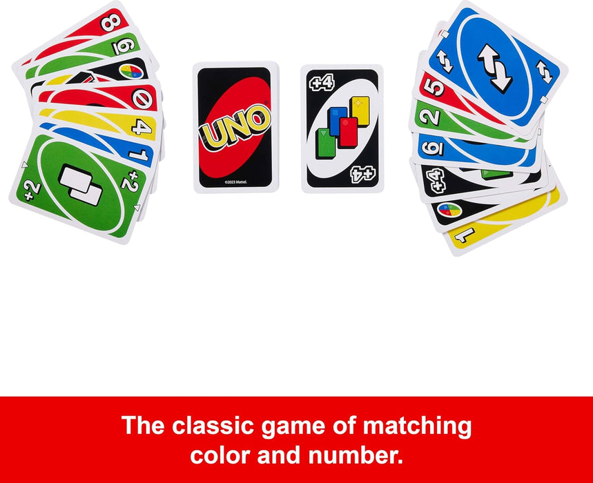 UNO Card Game, Ages 7+, 2-10 Players