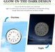 2PCS Stick on Dashboard Car Clock, Mini Luminous Analog Clock with Vent Clip & Adhesive Tape, Tiny Watch Pocket Clock Air Vent Dashboard Decor for Car Motorcycle Bike Home (Golden+White)