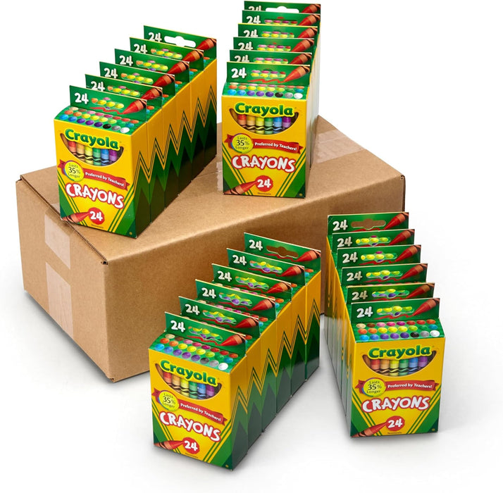 Crayons Bulk (24 Packs), Teacher Classroom Must Haves & Essentials