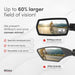 Bike mirror | Large HD field of vision | 360° rotatable & foldable | Mounting above & below | Break-proof & durable | eb
