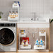 Under Sink Organizer Kitchen, 2-Tier Pull-Out Cabinet Shelf, 2-Pack