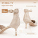Women's IN2 Candice Wedding Rhinestones Sequins Low Kitten Heels Pumps Dress Evening Shoes for Women Bridal Bride