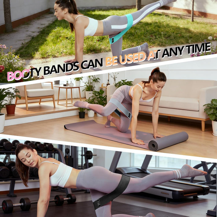 Resistance Bands for Working Out, 4 Levels Exercise Bands for Women & Men, Elastic Workout Band for Physical Therapy, Fa
