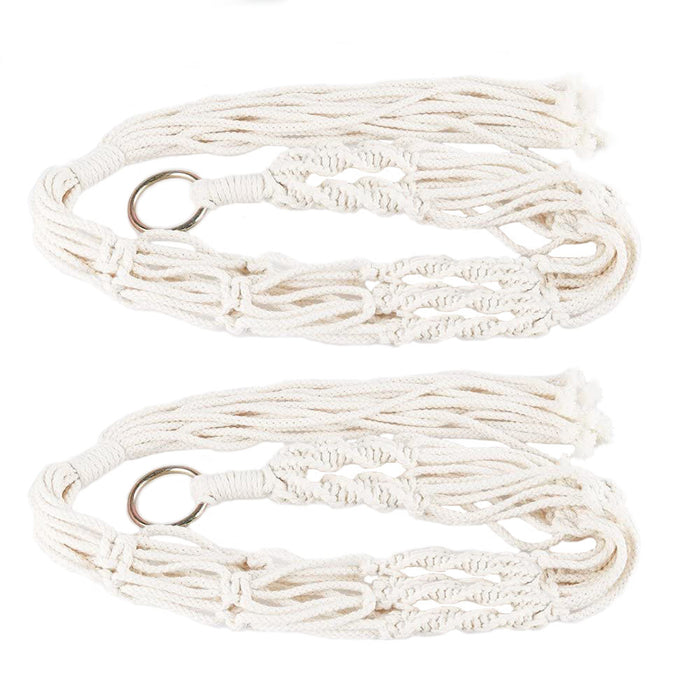 Two-Pack Cotton Rope Plant Hangers