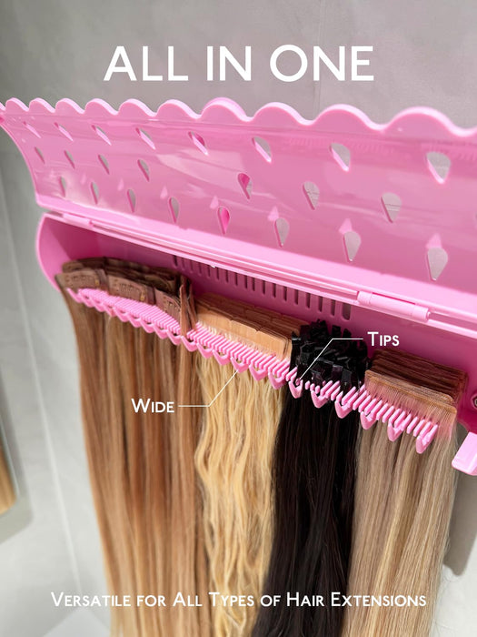 Hair Extension Holder for Styling and Storage
