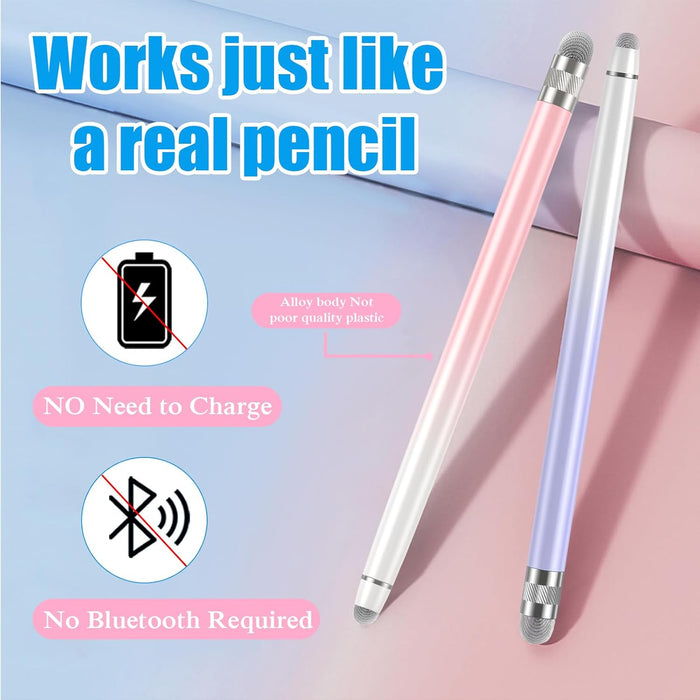 2PCS Stylus Pen for Touchscreen,High Sensitivity & Precision