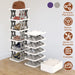 Six-Tier Foldable Shoe Rack