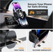 Phone Holders for Your Car with Metal Hook Clip, Air Vent Cell Phone Stand Car Mount, Universal Automobile Cradle for Garmin GPS Fit iPhone Android and All Smartphones, Dark Black