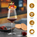 10 Pcs 4" Wine Glass Charcuterie Topper, Wood Appetizer Plates