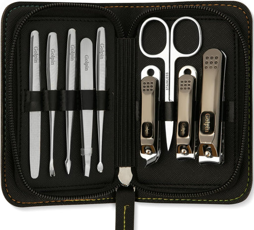 9 Pcs Manicure Set for Men & Women – Stainless Steel