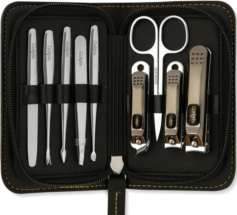9 Pcs Manicure Set for Men & Women – Stainless Steel