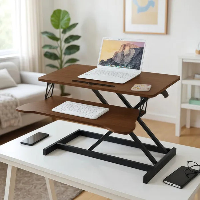 32-Inch Adjustable Sit-Stand Desk Converter