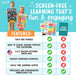 16 Laminated Toddler Learning Posters 1-3 for Preschool Classroom Decor