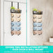 Towel Racks for Bathroom Storage - 6 Tier Over The Door & Wall Mount Rolled Towel Storage Organizer Holder with Metal Shelf Basket for Small Bathroom, Camper, Rv - Black, Patented