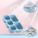 Bento Box Adult Lunch Box - 4 Pack, 5 - Compartment Meal Prep Container for Kids, Reusable Food Storage Snack Containers