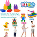 Kids 600pcs Set Building Blocks Construction Toy - Learning Playset STEM Educational Kit Child Branin Development Presch