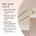 French Hair Pins for Women | Secure Hold All Day - Gold, 1pc