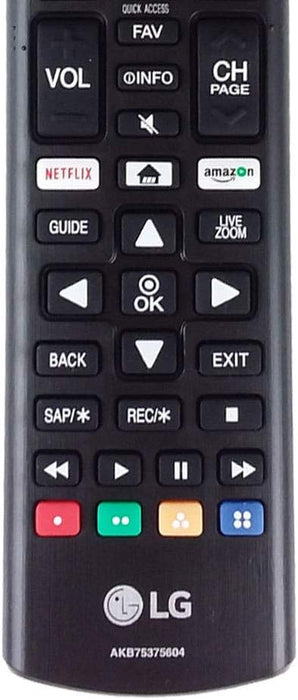 LG AKB75375604 Remote Control Compatible with All LG TV models
