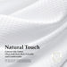 Waffle Shower Curtain 256 GSM Heavy Duty Fabric 72"x72" White