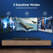Sound Bar for Smart TV,90W Soundbar with Bluetooth/ARC/Optical/AUX Connect, Auto Volume Boost, 3 Customizable Equalizer Modes, 2 in 1 Detachable Soundbar for TV/PC/Gaming/Projectors