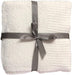 Knit Throw Blanket Super Soft Warm Blanket for Couch Lightweight Fluffy Blanket for Bed Sofa 50x60 Inches Cream