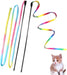 Cat Wand Toys Interactive Kitten Toys for Indoor Cats-2Pcs