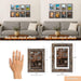 5x7 Picture Frames Set of 8, Vintage Rustic Farmhouse Industrial Style Photo Frames, High Definition Real Glass, for Tabletop or Wall Hanging
