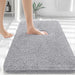 Bathroom Rugs 30X20, Extra Soft Absorbent Chenille Bath Rugs, Rubber Backing Quick Dry, Machine Washable Bath Mats for Bathroom Floor, Tub and Shower, Home Decor Accessories, Grey