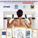 Pull Up Bar for Doorway | Thickened Steel Max Limit 440 lbs Upper Body Fitness Workout Bar| Multi-Grip Strength for Doorway | Indoor Chin-Up Bar Fitness Trainer for Home Gym Portable