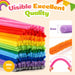 200PCS Thick Pipe Cleaners Craft, 20 Colors Chenille Stems
