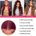 Wear and Go Glueless Wigs Human Hair Pre Plucked Pre Cut 5x5 HD Lace Closure Wigs Human Hair 99j Burgundy Lace Front Wigs Human Hair for Beginners 180% Density Body Wave Ready to Wear Wigs 20 Inch