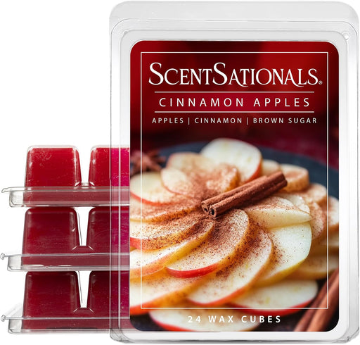 Cinnamon Apples Scented Fall Wax Melts 10oz (24 Cubes)