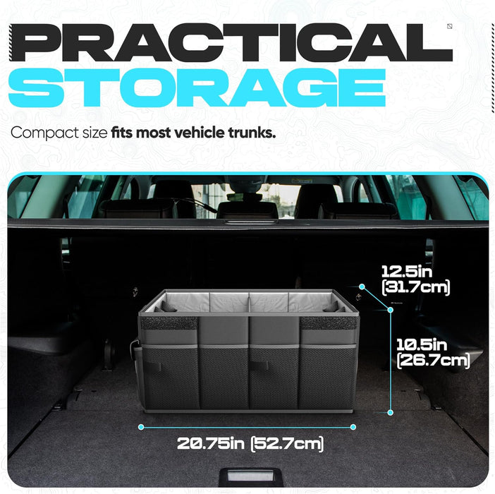 Trunk Organizer - Foldable Car Organizer & Storage for SUVs & Trucks