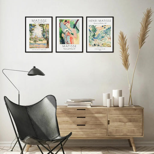 12x16 Poster Frame, Easy Slide-In Assembly, Black, 3 Pack