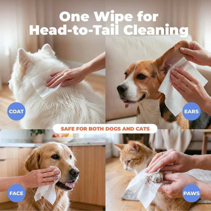 Cleaning Dog Wipes - Calming Lavender, 100 Count