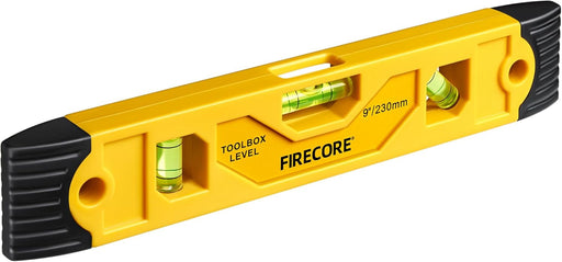 Torpedo Level Magnetic, 9 Inch Shockproof Small Leveler Tool with 3 Bubble Spirit Level 45 90 180 Degree, Construction L