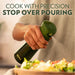OLIVIA SIGNATURE Oil Sprayer for Cooking, 200ml Glass, Green/Gold