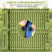 Camping Sleeping Pad, Ultralight Camping Mat with Pillow, Built-in Foot Pump Inflatable Sleeping Pads Compact for Campin