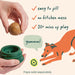 Pupsicle Interactive Dog Ball Toy for Dogs 25-75 lbs - Green